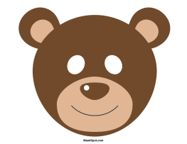 Bear Mask Template