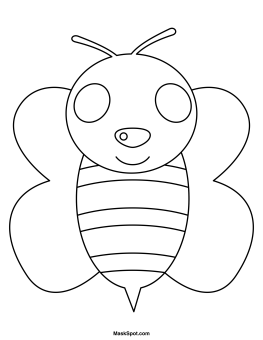 Bee Mask to Color