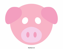 pig mask clipart - photo #22
