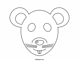 Rat Mask to Color