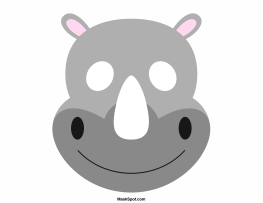Rhino Mask Printable 111