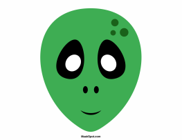 Alien Mask Template