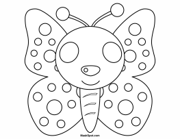 Printable Butterfly Mask