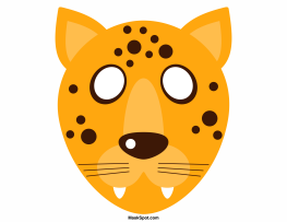 Cheetah Mask Template