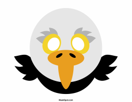 Eagle Mask Template