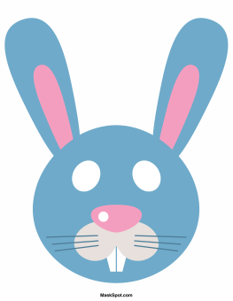 Easter Bunny Mask Template