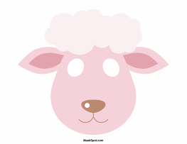 Lamb Mask Template