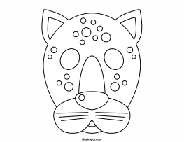 Leopard Mask to Color