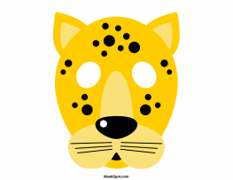 Leopard Mask Template