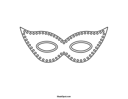 Masquerade Mask to Color