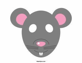 Rat Mask Template