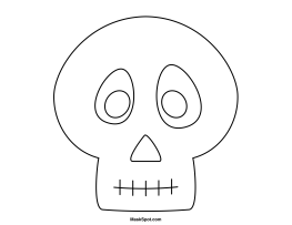 Skull Mask to Color