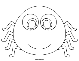 Spider Mask to Color