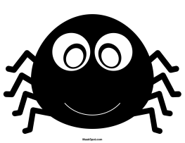 Spider Mask Template