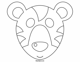 Tiger Mask Coloring Pages 2025 